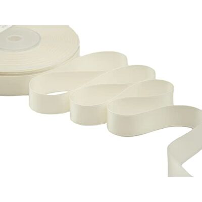 Furlanis Nastro Doppio Raso, Tessuto Italiano Latte, 25 mm x 50 m Furlanis Nastro Doppio Raso, Tessuto Italiano Latte, 25 mm x 50 m