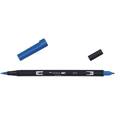 Tombow Dual Brush Pen 555 Ultramarine Tombow Dual Brush Pen 555 Ultramarine