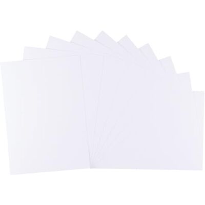 Creative Florence Carta autoadesiva per bricolage, formato A4, formato A4, 10 pezzi, colore: Bianco Creative Florence Carta autoadesiva per bricolage, formato A4, formato A4, 10 pezzi, colore: Bianco