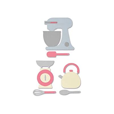 Sizzix Set da Cucina Fustella, Multicolore, Taglia Unica Sizzix Set da Cucina Fustella, Multicolore, Taglia Unica