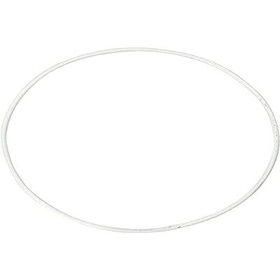 Creativ Anello Filo Metallo, D: 10 cm, Cerchio, 10 pz, Bianco Creativ Anello Filo Metallo, D: 10 cm, Cerchio, 10 pz, Bianco