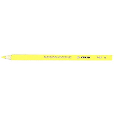 JOLLY Supersticks Kinderfest matite colorate infrangibili per bambini scatola pieghevole a dozzina giallo neon JOLLY Supersticks Kinderfest matite colorate infrangibili per bambini scatola pieghevole a dozzina giallo neon