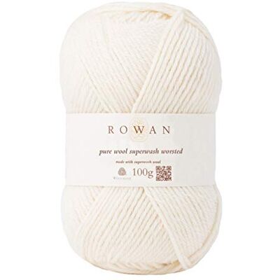 Rowan Gomitolo di filato per lavoro a maglia, 100% lana, taglia unica, colore: Crema Rowan Gomitolo di filato per lavoro a maglia, 100% lana, taglia unica, colore: Crema