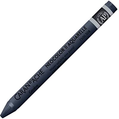 Caran d'Ache NEOCOLOR II 508 GRIGIO PAYNE GREY () / Pastelle 10 pezzi (1 confezione) / in cera acquerellabile/per carta, cartone, vetro, legno, pelle, pietra Caran d'Ache NEOCOLOR II 508 GRIGIO PAYNE GREY () / Pastelle 10 pezzi (1 confezione) / in cera acquerellabile/per carta, cartone, vetro, legno, pelle, pietra