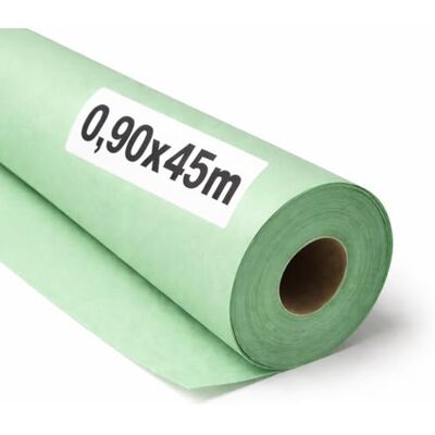 OFITURIA Papel Kraft Verde Pastello Rollo 0,90x45m 6 Rotoli Carta da pacchi e carta da regalo, carta da imballaggio per spedizioni e fai-da-te, resistente e facile da tagliare OFITURIA Papel Kraft Verde Pastello Rollo 0,90x45m 6 Rotoli Carta da pacchi e carta da regalo, carta da imballaggio per spedizioni e fai-da-te, resistente e facile da tagliare