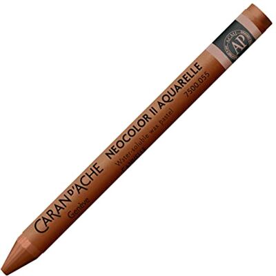 Caran d'Ache NEOCOLOR II 055 ZIMTBRAUN/CINNAMON () / Pastelle 10 pezzi (1 pezzo) / in cera acquerellabile/per carta, cartone, vetro, legno, pelle e pietra Caran d'Ache NEOCOLOR II 055 ZIMTBRAUN/CINNAMON () / Pastelle 10 pezzi (1 pezzo) / in cera acquerellabile/per carta, cartone, vetro, legno, pelle e pietra
