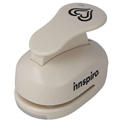 INNSPIRO Punch Cuore 3D Punch 38 mm Punch per Scrapbooking, DIY Artigianato, Creazione di carte INNSPIRO Punch Cuore 3D Punch 38 mm Punch per Scrapbooking, DIY Artigianato, Creazione di carte