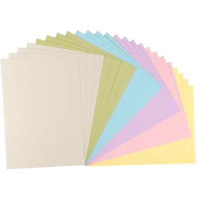 Creative Florence Carta autoadesiva per bricolage, formato A4, formato A4, mix di colori, 24 pezzi, carta stampabile, per lavori di bricolage e hobby Creative Florence Carta autoadesiva per bricolage, formato A4, formato A4, mix di colori, 24 pezzi, carta stampabile, per lavori di bricolage e hobby