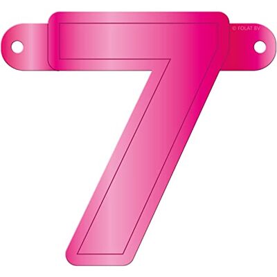 Folat Banner Letter 7::Magenta Folat Banner Letter 7::Magenta