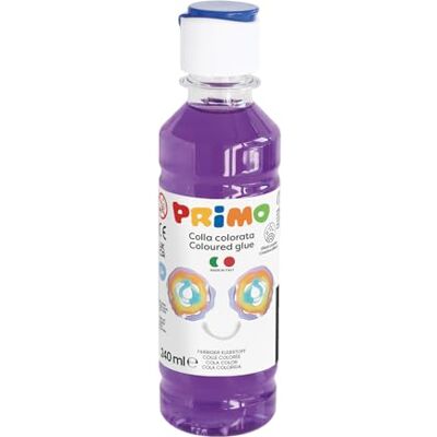 PRIMO Colla Liquida Trasparente a Acqua, Colle per Slime per Bambini 5+ Anni e Cartoleria senza Solventi Vernice Colorata Lucida per Lavoretti Creativi, Alto Potere Adesivo su Più Superfici, 240ml PRIMO Colla Liquida Trasparente a Acqua, Colle per Slime per Bambini 5+ Anni e Cartoleria senza Solventi Vernice Colorata Lucida per Lavoretti Creativi, Alto Potere Adesivo su Più Superfici, 240ml