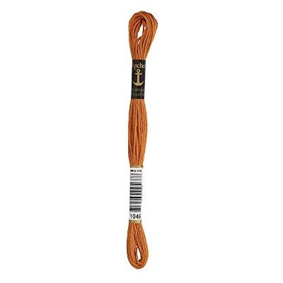 Anchor Sticktwist, 4635000-01046, Colore: Goldbraun Mittel, Lunghezza: 8m, Fili da Ricamo Anchor Sticktwist, 4635000-01046, Colore: Goldbraun Mittel, Lunghezza: 8m, Fili da Ricamo