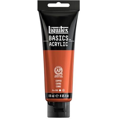 Liquitex Basics Acrylic, 1046230, Colore Acrilico, Marrone (Rame), 118 Ml (Confezione Da 1) Liquitex Basics Acrylic, 1046230, Colore Acrilico, Marrone (Rame), 118 Ml (Confezione Da 1)