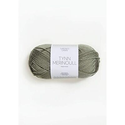 Sandnes Garn Tynn Merino ull 50 g col.8521 Støvet lys Grønn Sandnes Garn Tynn Merino ull 50 g col.8521 Støvet lys Grønn