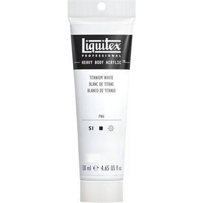 Liquitex Heavy Body Colore Acrilico Professionale Denso, ad Alta Viscosità, Bianco (Bianco Titanio), 138 ml Liquitex Heavy Body Colore Acrilico Professionale Denso, ad Alta Viscosità, Bianco (Bianco Titanio), 138 ml