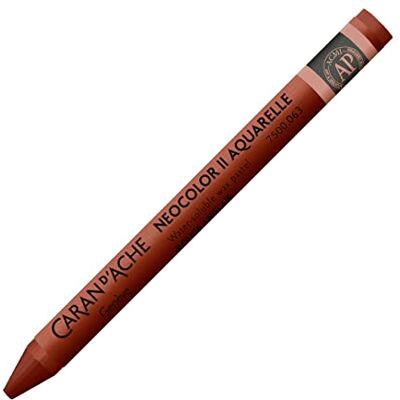 Caran d'Ache NEOCOLOR II 063 ENGLISH RED () / Pastelle 10 pezzi (1 pezzo) / in cera acquerellabile/per carta, cartone, vetro, legno, pelle, pietra Caran d'Ache NEOCOLOR II 063 ENGLISH RED () / Pastelle 10 pezzi (1 pezzo) / in cera acquerellabile/per carta, cartone, vetro, legno, pelle, pietra