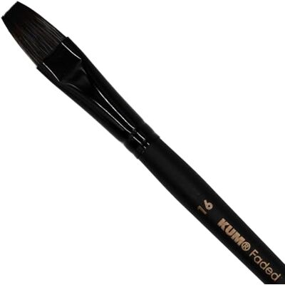 KUM Pennello per acquerello Faded piatto misura 16 KUM Pennello per acquerello Faded piatto misura 16