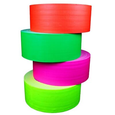 UV FLOOR UVFLOOR UV FLOOR – Confezione adesiva fluorescente – Gaffer di alta qualità – accessorio fluorescente, per feste, nastro adesivo decorativo, confezione da 4 – 5 cm x 25 m o 100 m UV FLOOR UVFLOOR UV FLOOR – Confezione adesiva fluorescente – Gaffer di alta qualità – accessorio fluorescente, per feste, nastro adesivo decorativo, confezione da 4 – 5 cm x 25 m o 100 m