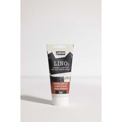 PEBEO Pébéo Inchiostro in Linoburn Siena Bruciata 80 ml, inchiostro Lino ad acqua, ultra pigmentato e opaco, stampa su Linoleum e carta, facile da pulire PEBEO Pébéo Inchiostro in Linoburn Siena Bruciata 80 ml, inchiostro Lino ad acqua, ultra pigmentato e opaco, stampa su Linoleum e carta, facile da pulire