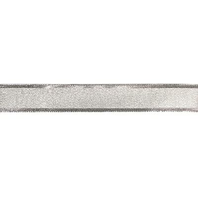 INNSPIRO Nastro decorativo argentato con bordo largo argentato 4 cm x 10 m. INNSPIRO Nastro decorativo argentato con bordo largo argentato 4 cm x 10 m.