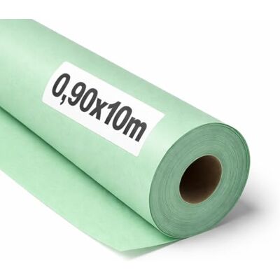 OFITURIA Papel Kraft Verde Pastello Rollo 0,90x10m 1 Rotolo Carta da pacchi e carta da regalo, carta da imballaggio per spedizioni e fai-da-te, resistente e facile da tagliare OFITURIA Papel Kraft Verde Pastello Rollo 0,90x10m 1 Rotolo Carta da pacchi e carta da regalo, carta da imballaggio per spedizioni e fai-da-te, resistente e facile da tagliare