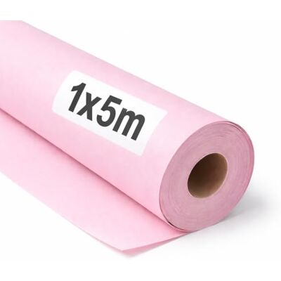 OFITURIA Papel Kraft Rosa Pastello Rollo 1x5m 1 Rotolo Carta da pacchi e carta da regalo, carta da imballaggio per spedizioni e fai-da-te, resistente e facile da tagliare OFITURIA Papel Kraft Rosa Pastello Rollo 1x5m 1 Rotolo Carta da pacchi e carta da regalo, carta da imballaggio per spedizioni e fai-da-te, resistente e facile da tagliare