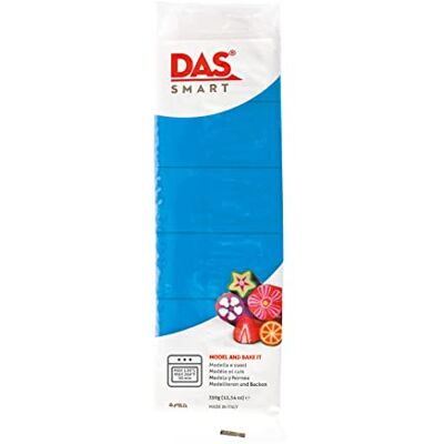 DAS Smart Pasta Modellabile Termoindurente Panetto Pretagliato 350 g Blu Oceano DAS Smart Pasta Modellabile Termoindurente Panetto Pretagliato 350 g Blu Oceano