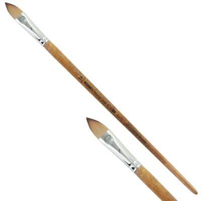 KUM Pennello per acrilico e olio Wood Line "lingua di gatto", misura 16 KUM Pennello per acrilico e olio Wood Line "lingua di gatto", misura 16