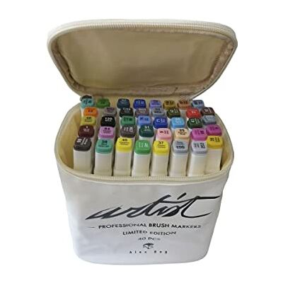 Alex Bog Set di pennarelli, Multicolore, Standard Alex Bog Set di pennarelli, Multicolore, Standard