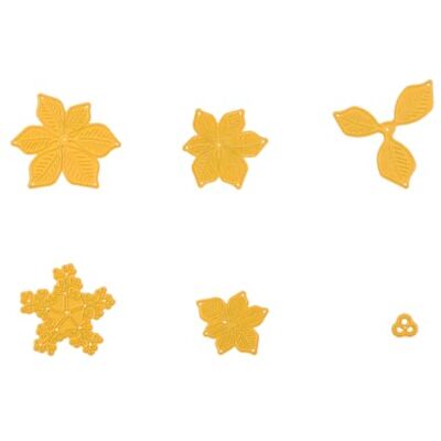 Nellie's Choice , Poinsettia, da 1.1 x 1.1 a 5.2 x 5.7 cm Fustelle, per Creare Biglietti, Natale, Scrapbooking, Fai da Te, DIY, Giallo, 52x57 / 41x46 / 48x49 / 35x33 / 11x11mm Nellie's Choice , Poinsettia, da 1.1 x 1.1 a 5.2 x 5.7 cm Fustelle, per Creare Biglietti, Natale, Scrapbooking, Fai da Te, DIY, Giallo, 52x57 / 41x46 / 48x49 / 35x33 / 11x11mm