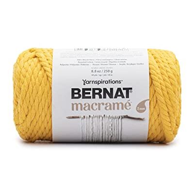 Bernat Macrame 250g Filo Uncinetto Luce del sole Bernat Macrame 250g Filo Uncinetto Luce del sole
