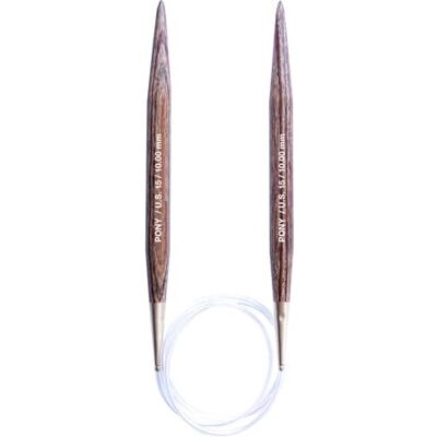Aghi da maglieria in legno Pony Perfect - 80cm / 10mm Aghi da maglieria in legno Pony Perfect - 80cm / 10mm