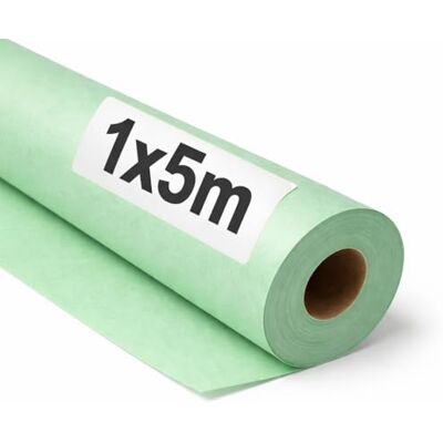OFITURIA Papel Kraft Verde Pastello Rollo 1x5m 3 Rotoli Carta da pacchi e carta da regalo, carta da imballaggio per spedizioni e fai-da-te, resistente e facile da tagliare OFITURIA Papel Kraft Verde Pastello Rollo 1x5m 3 Rotoli Carta da pacchi e carta da regalo, carta da imballaggio per spedizioni e fai-da-te, resistente e facile da tagliare