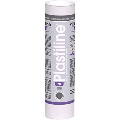 PLASTILINE Plastilina Tubo di plastilina Pasta modellabile, alta precisione Modellare, scolpire, plasmare durezza 70 (molto dura) 1 kg Colore Grigio scuro. Prodotto in Francia PLASTILINE Plastilina Tubo di plastilina Pasta modellabile, alta precisione Modellare, scolpire, plasmare durezza 70 (molto dura) 1 kg Colore Grigio scuro. Prodotto in Francia
