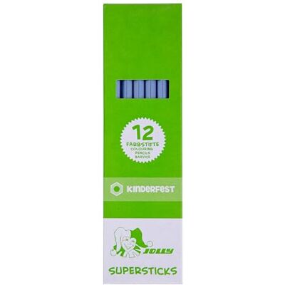 JOLLY Superstick Rainbow Aqua, acquerellabili, matite colorate acquerellabili, 4 colori in una penna, giallo-rosso-blu-verde, resistenti ai bambini e infrangibili, non tossici, 12 penne JOLLY Superstick Rainbow Aqua, acquerellabili, matite colorate acquerellabili, 4 colori in una penna, giallo-rosso-blu-verde, resistenti ai bambini e infrangibili, non tossici, 12 penne
