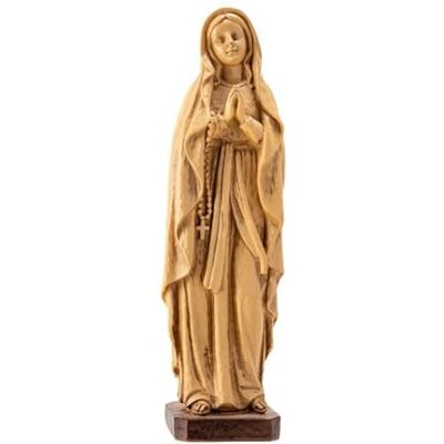 Inmaculada Romero IR Madonna di Lourdes Figura 20 cm. patrono dei Malati Immagine Resina Colore Legno Chiaro Inmaculada Romero IR Madonna di Lourdes Figura 20 cm. patrono dei Malati Immagine Resina Colore Legno Chiaro