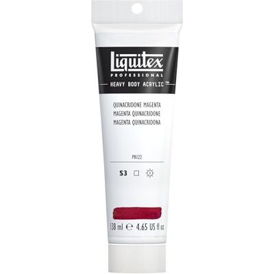 Liquitex Heavy Body Colore Acrilico Professionale Denso, ad Alta Viscosità, Magenta (Quinacridone Magenta), 138 ml Liquitex Heavy Body Colore Acrilico Professionale Denso, ad Alta Viscosità, Magenta (Quinacridone Magenta), 138 ml