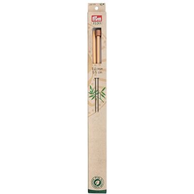 Prym Ferri da maglia in bambù a punta singola, 33 cm, 7 mm, 2 pezzi Prym Ferri da maglia in bambù a punta singola, 33 cm, 7 mm, 2 pezzi