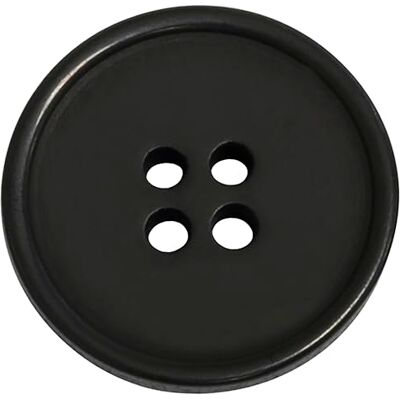 Aerzetix C74056 Set di 10 bottoni per cucire rotondi Ø15x2mm a 4 fori L24 24L con bordo in plastica colore nero diametro di apertura 1.5mm merceria cucito decorazione abbigliamento Aerzetix C74056 Set di 10 bottoni per cucire rotondi Ø15x2mm a 4 fori L24 24L con bordo in plastica colore nero diametro di apertura 1.5mm merceria cucito decorazione abbigliamento