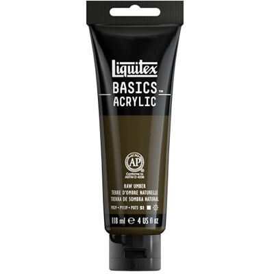 Liquitex Basics Acrylic, 1046331, Colore Acrilico, Marrone (Terra D'Ombra Naturale), 118 Ml (Confezione Da 1) Liquitex Basics Acrylic, 1046331, Colore Acrilico, Marrone (Terra D'Ombra Naturale), 118 Ml (Confezione Da 1)