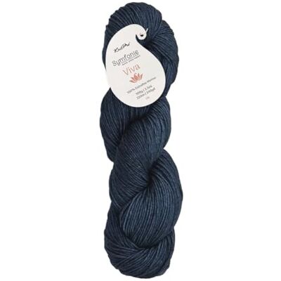 Symfonie Yarns - Viva - Blu notte - 100 g - Merino yarn Symfonie Yarns - Viva - Blu notte - 100 g - Merino yarn