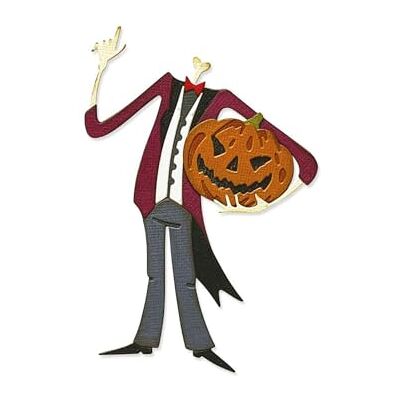 Sizzix Thinlits Die Set 11PK Pumpkinhead, Colorize di Tim Holtz, Sizzix Thinlits Die Set 11PK Pumpkinhead, Colorize di Tim Holtz,