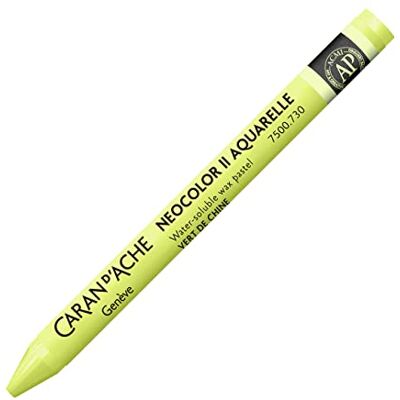 Caran d'Ache NEOCOLOR II 730 CHINESISCHGRUEN/CHINESE GREEN () / Pastelle 10 pezzi (1 pezzo) / in cera verniciabile ad acqua, per carta, cartone, vetro, legno, pelle e pietra Caran d'Ache NEOCOLOR II 730 CHINESISCHGRUEN/CHINESE GREEN () / Pastelle 10 pezzi (1 pezzo) / in cera verniciabile ad acqua, per carta, cartone, vetro, legno, pelle e pietra