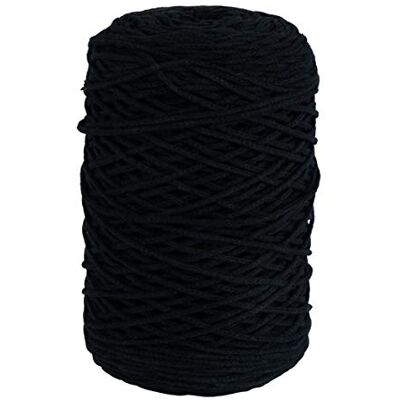 Rayher Filo Braidy riciclato, intrecciato, 2mm , nero, (gomitolo 250g), gomitolo circa 250m, Rayher Filo Braidy riciclato, intrecciato, 2mm , nero, (gomitolo 250g), gomitolo circa 250m,
