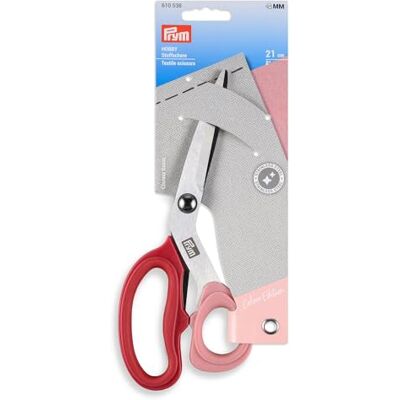 Prym Forbici da stoffa 21 cm con microdentatura (Micro Serration), forbici da sarto per il taglio preciso dei tessuti, forbici da cucito per cucito, patchwork e lavori manuali, colore bacca Prym Forbici da stoffa 21 cm con microdentatura (Micro Serration), forbici da sarto per il taglio preciso dei tessuti, forbici da cucito per cucito, patchwork e lavori manuali, colore bacca
