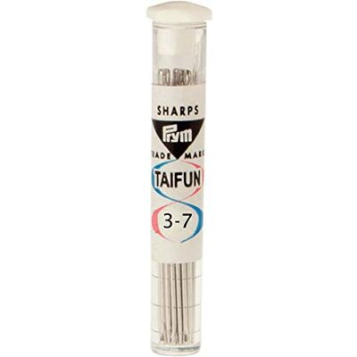 Prym 122214 Aghi lunghi tifone ST 3-7, colori argento assortiti Prym 122214 Aghi lunghi tifone ST 3-7, colori argento assortiti