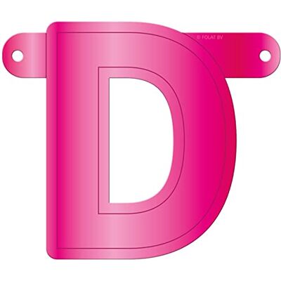 Folat Banner Letter D: magenta Folat Banner Letter D: magenta