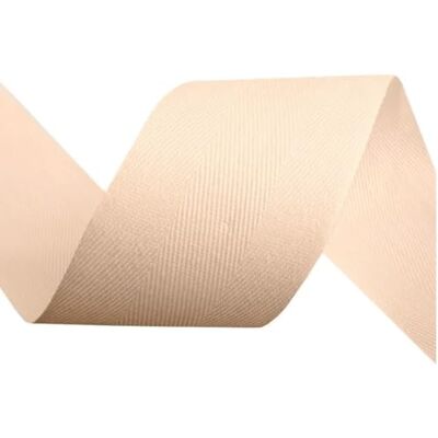 cyclingcolors Nastro in twill di cotone larghezza 40mm x lunghezza 50m, beige chiaro cyclingcolors Nastro in twill di cotone larghezza 40mm x lunghezza 50m, beige chiaro