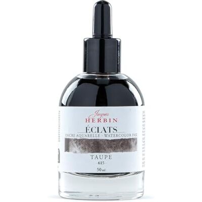 Jacques Herbin Inchiostro belle arti Aquarelle Eclats-Tortora 50ml Jacques Herbin Inchiostro belle arti Aquarelle Eclats-Tortora 50ml
