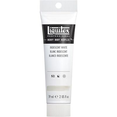 Liquitex Heavy Body Colore Acrilico Professionale Denso, ad Alta Viscosità, Bianco (Bianco Iridescente), 59 ml Liquitex Heavy Body Colore Acrilico Professionale Denso, ad Alta Viscosità, Bianco (Bianco Iridescente), 59 ml
