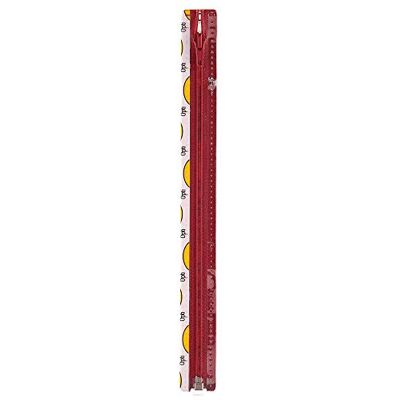 Opti Chiusura lampo, 100% poliestere, 00750 rosso, 65 cm Opti Chiusura lampo, 100% poliestere, 00750 rosso, 65 cm